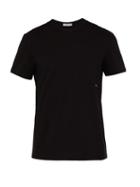 Matchesfashion.com Moncler - Clip Cotton Jersey T Shirt - Mens - Black