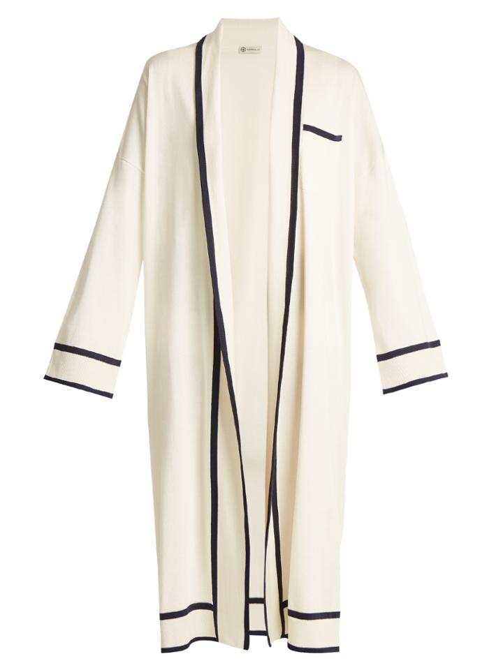Connolly Contrast-trim Silk Cardigan