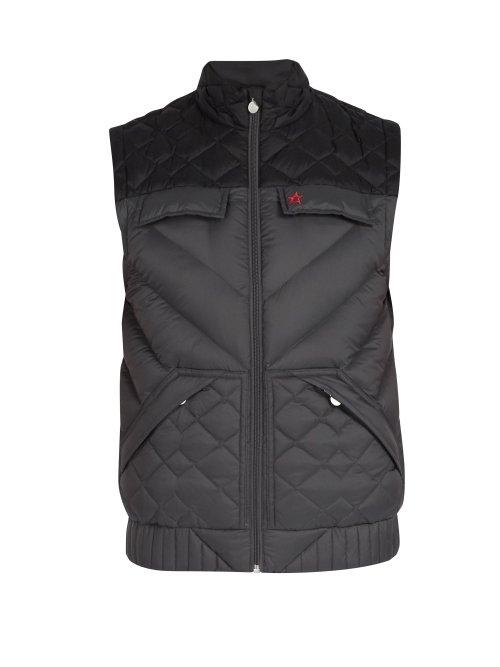 Matchesfashion.com Perfect Moment - Aprs Quilted Down Filled Gilet - Mens - Black