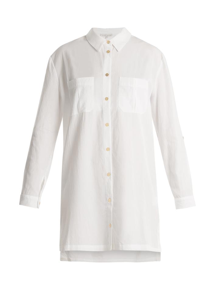 Heidi Klein Maine Point-collar Poplin Shirtdress