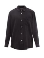 Our Legacy - Initial Silk Shirt - Mens - Black