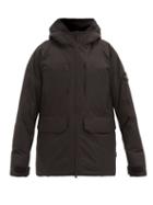 Matchesfashion.com Stone Island - Hooded Down-filled Technical-shell Coat - Mens - Black