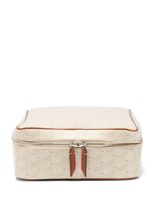 Mens Bags Mtier - Medium Canvas Clothes Pouch - Mens - Beige