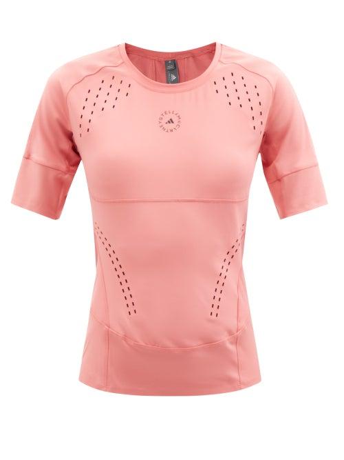 Adidas By Stella Mccartney - Truepurpose Recycled-fibre Performance T-shirt - Womens - Light Pink