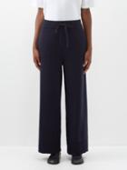 The Row - Anton Drawstring-waist Cashmere Trousers - Womens - Navy