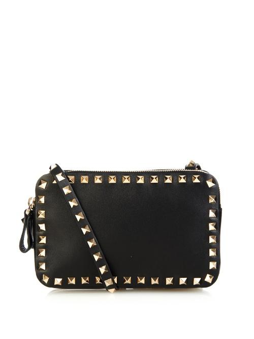 Valentino Rockstud Leather Cross-body Bag