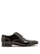 Dolce & Gabbana Stud-embellished Leather Derby Shoes