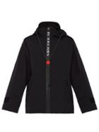 Matchesfashion.com Burberry - Hooded Technical Faille Jacket - Mens - Black