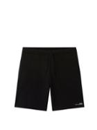 Matchesfashion.com A.p.c. - Logo-print Cotton-jersey Shorts - Mens - Black
