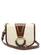 See By Chlo - Hana Small Canvas And Leather Cross-body Bag - Womens - Beige Multi