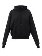 Matchesfashion.com Wardrobe. Nyc - Release 03 Cropped Cotton-jersey Hooded Sweatshirt - Womens - Black