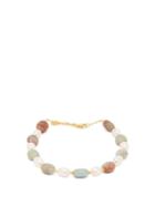 Matchesfashion.com Anissa Kermiche - Serpentine And Pearl Gold Plated Anklet - Womens - Multi