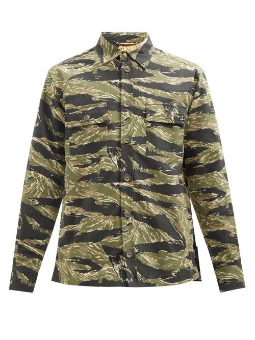 Dolce & Gabbana - Camouflage-print Cotton-blend Ripstop Shirt - Mens - Camouflage