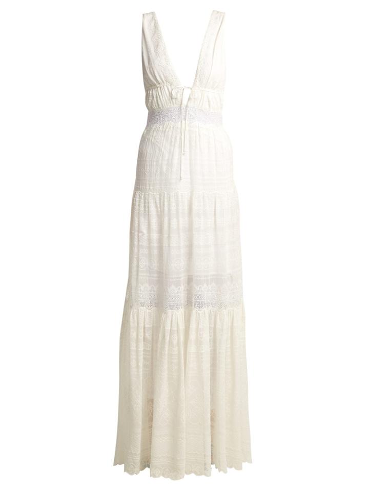 Jonathan Simkhai Embroidered-lace Silk Dress
