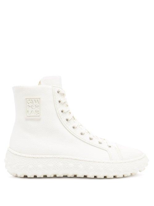Matchesfashion.com Camperlab - Ground High-top Leather Trainers - Mens - White