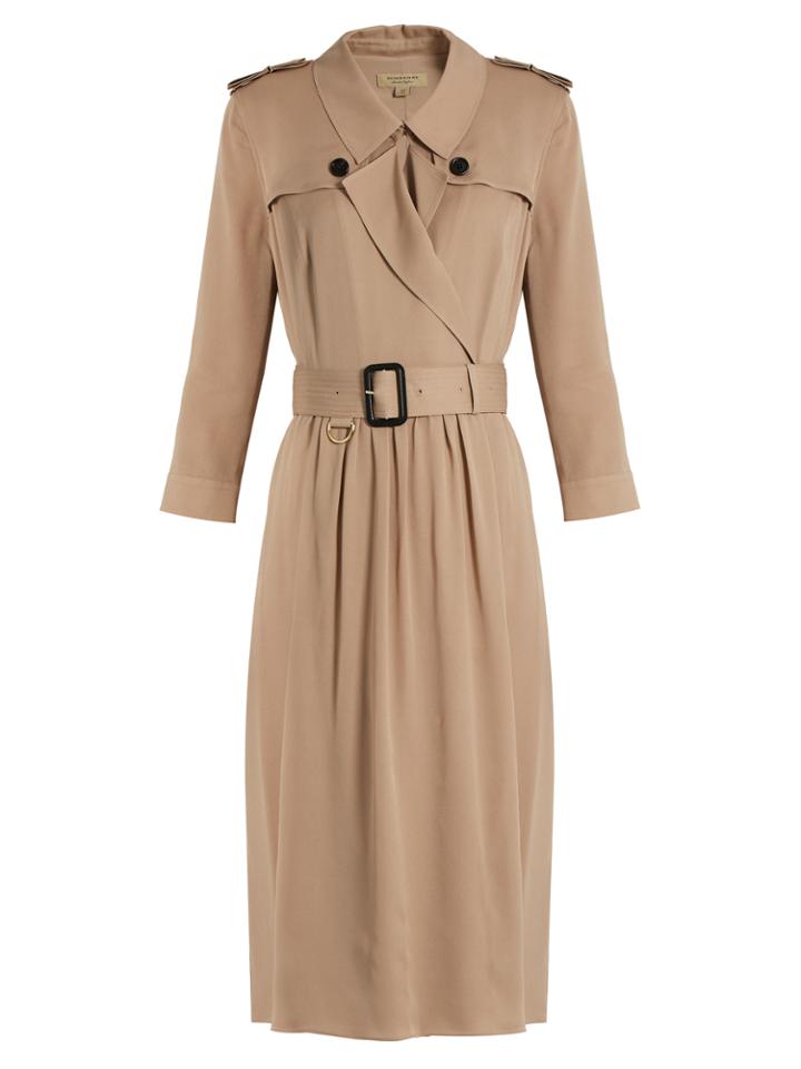 Burberry Agatha Silk Trench Dress