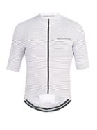 Matchesfashion.com Caf Du Cycliste - Francine Short Sleeved Jersey - Mens - White Multi