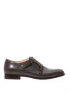 Duccio Venturi Double Monk Strap Leather Brogues