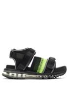 Matchesfashion.com Mihara Yasuhiro - Velcro-strap Nylon Sandals - Mens - Black