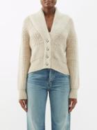 Fortela - Lola Shawl-collar Alpaca Cardigan - Womens - Camel