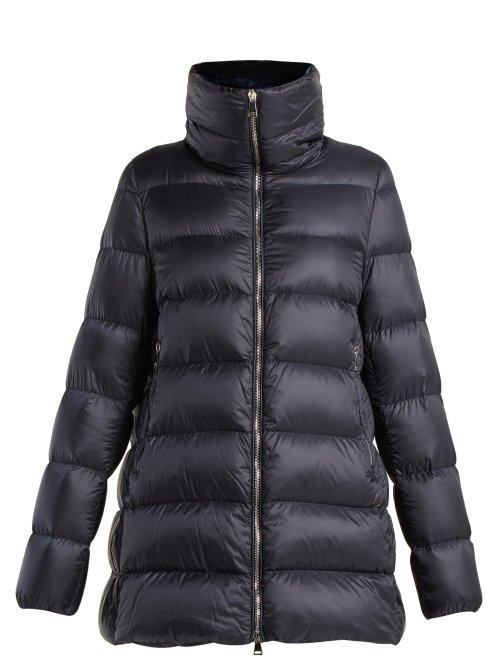 Matchesfashion.com Moncler - Torcol Hip Length Down Jacket - Womens - Navy