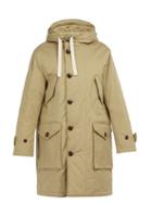 Matchesfashion.com Acne Studios - Padded Cotton Gabardine Parka - Mens - Beige