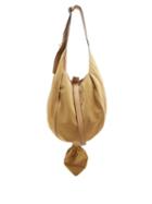 Matchesfashion.com Jw Anderson - Knot Suede And Leather Hobo Bag - Womens - Beige