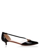 Francesco Russo Point-toe Patent-leather Pumps