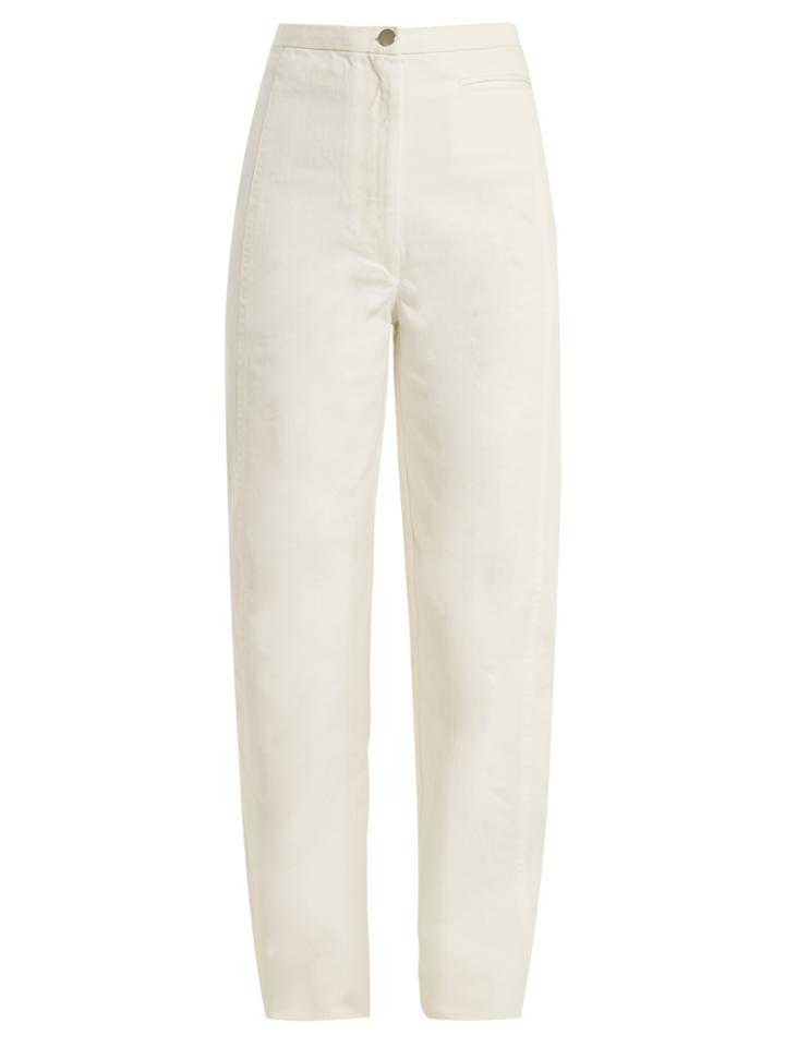 Lemaire High-rise Wide-leg Denim Jeans