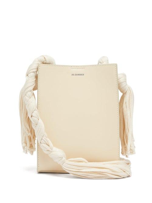 Matchesfashion.com Jil Sander - Tangle Small Knotted Strap Leather Bag - Womens - Beige