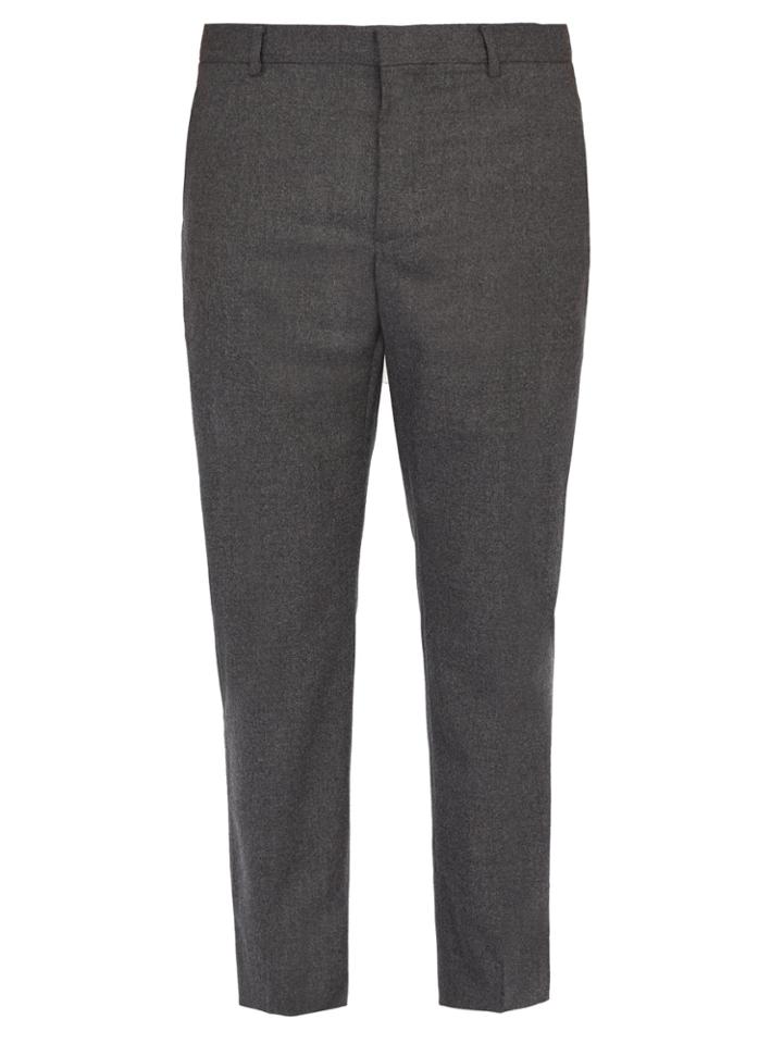 Joseph Jack Wool-blend Flannel Trousers