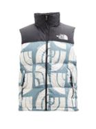 The North Face - 1996 Nuptse Printed Down Gilet - Mens - Blue Multi