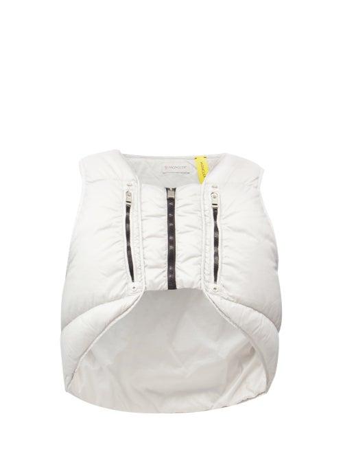Matchesfashion.com 6 Moncler 1017 Alyx 9sm - Rollercoaster-buckle Quilted Down Gilet - Mens - Grey