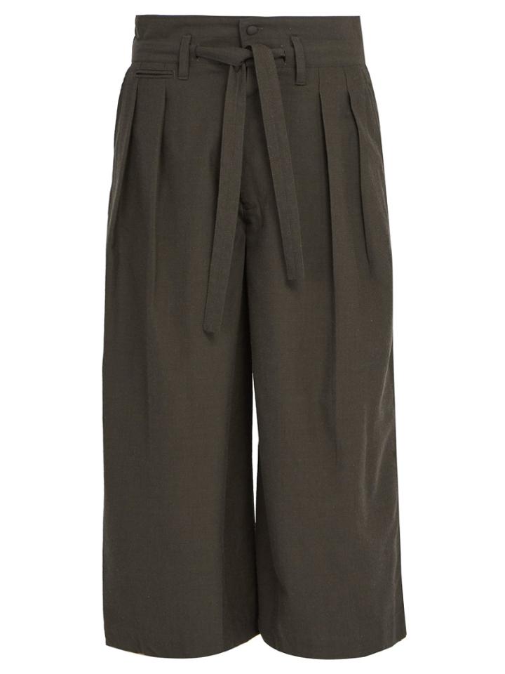 Sasquatchfabrix Hakama Wool And Silk-blend Trousers