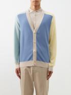 Arch4 - Manchester Colour-block Cashmere Cardigan - Mens - Multi