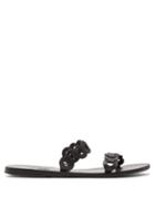 Matchesfashion.com Ancient Greek Sandals - Poulia Links Leather Slides - Womens - Black