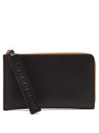 Burberry Zip-around Leather Pouch