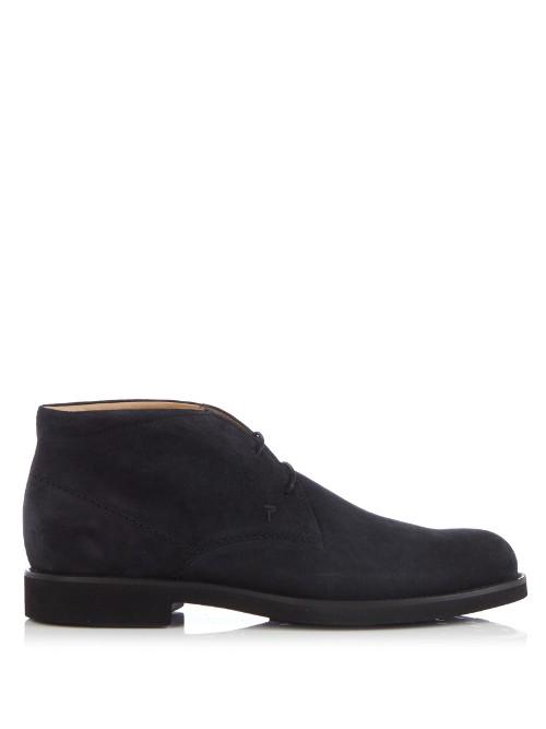 Tod's Polacco Suede Chukka Boots