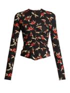 Isabel Marant Domino Ruched Jersey Top