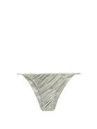 Matchesfashion.com Isa Boulder - Idris Ruched Bikini Briefs - Womens - Light Green