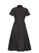 Tomas Maier Meadow-print Button-through Dress