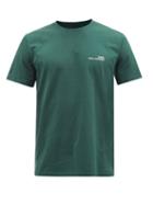 A.p.c. - Item Logo-print Jersey T-shirt - Mens - Green