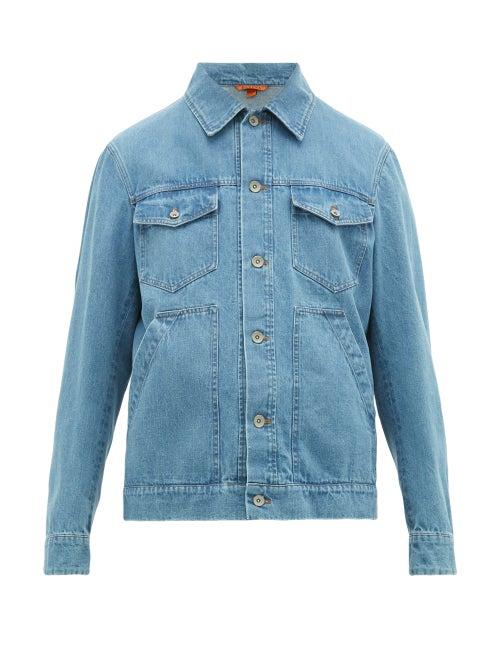 Matchesfashion.com Barena Venezia - Geco Patch Pocket Denim Jacket - Mens - Denim