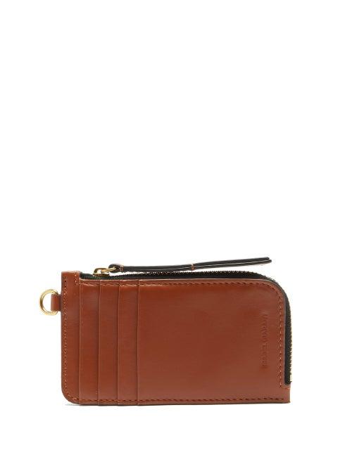 Isabel Marant - Nysbi Leather Cardholder - Womens - Tan