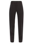 Matchesfashion.com Pallas Paris - Hacker Slim-leg Wool Tuxedo Trousers - Womens - Black