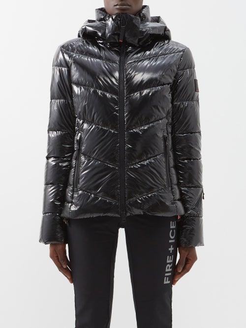 Bogner Fire+ice - Saelly2 Quilted Hooded Ski Jacket - Womens - Black