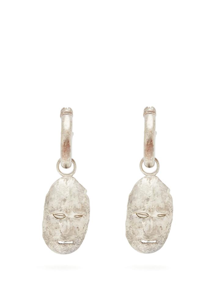 Ellery Morisco Sterling-silver Face Earrings