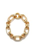 Laura Lombardi - Elena 14kt Gold-plated Rope-chain Bracelet - Womens - Gold