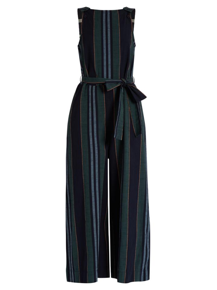 Ace & Jig Allovers Striped-cotton Jumpsuit