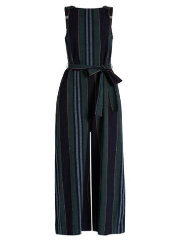 Ace & Jig Allovers Striped-cotton Jumpsuit